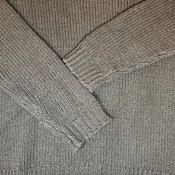 Theory Womens Black Cable Knit Wool Crew Neck Pullover Sweater Top Size P - Picture 5 of 10